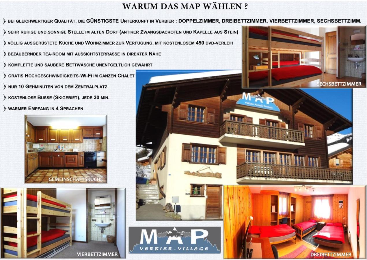 Map Verbier-Village Luaran gambar